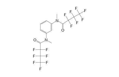 1,3-Phenylenediamine, N,N'-di(heptafluorobutyryl)-N,N'-dimethyl-