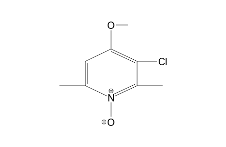 3-CHLORO-4-METHOXY-2,6-DIMETHYLPYRIDINE-N-OXIDE