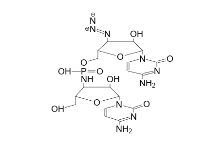 5'-(3'-AMINO-3'-DEOXYCYTIDIN-3'-YLPHOSPHORYL)-3'-DEOXY-3'-AZIDOCYTIDINE