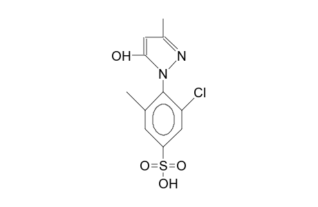 1-(2-Chloro-6-methyl-4-sulfophenyl)-3-methyl-5-hydroxypyrazole