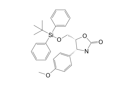 (4R,5R)-5-(Tert-butyldiphenylsilyloxymethyl)-4-(4-methoxyphenyl)oxazolidin-2-one