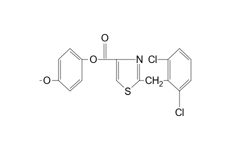 2-(2,6-dichlorobenzyl)-4-thiazolecarboxylic acid, p-methoxyphenyl ester