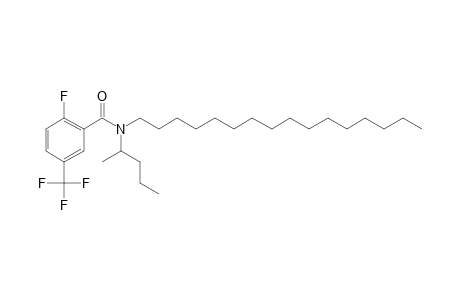 Benzamide, 2-fluoro-5-trifluoromethyl-N-(2-pentyl)-N-hexadecyl-