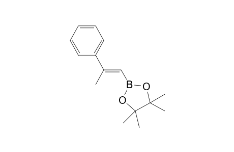 (E)-1-Methyl-1-phenyl-2-{cyclo[3,4-bis(dimethyl)-1-boron-2,5-dioxacyclopentyl]}ethene