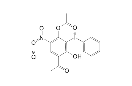 2-Acetoxy-3-nitro-5-acetyl-6-hydroxyphenyliodonium chloride