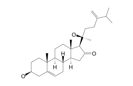 (2OS)-3-BETA,20-DIHYDROXYERGOSTA-5,24(28)-DIEN-16-ONE