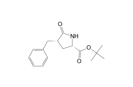 Tert-butyl (2S)-4.alpha.-(phenylmethyl)pyroglutamate