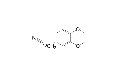 2-[3',4'-Dimethoxyphenyl]-(2-13C)-acetonitrile