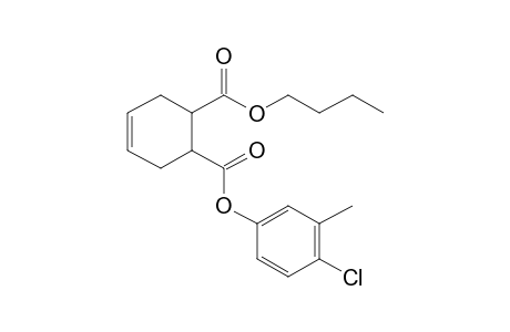 cis-Cyclohex-4-en-1,2-dicarboxylic acid, butyl 4-chloro-3-methylphenyl ester