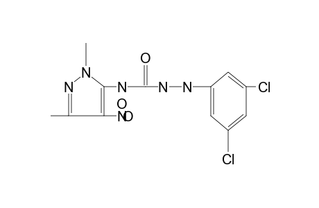 1-(3,5-dichlorophenyl)-4-(1,3-dimethyl-4-nitropyrazol-5-yl)semicarbazide