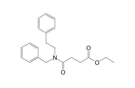 Succinic acid, monoamide, N-benzyl-N-(2-phenylethyl)-, ethyl ester