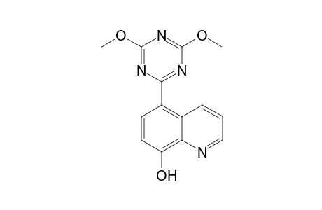 8-(Hydroxy)-5-[2-(4,6-dimethoxy-1,3,5-triazinyl)]quinoline