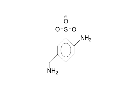 2-Amino-5-aminomethyl-benzenesulfonate anion