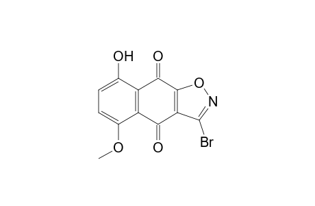 3-Bromo-8-hydroxy-5-methoxynaphtho[2,3-d]isoxazole-4,9-dione