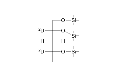 3,5-Dideoxy-1,2,4-tris-O-(trimethylsilyl)-d-erythro-pentitol