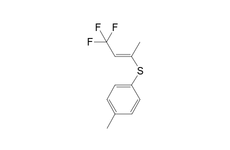 (E)-(4,4,4-trifluorobut-2-en-2-yl)-(p-tolyl)sulfane
