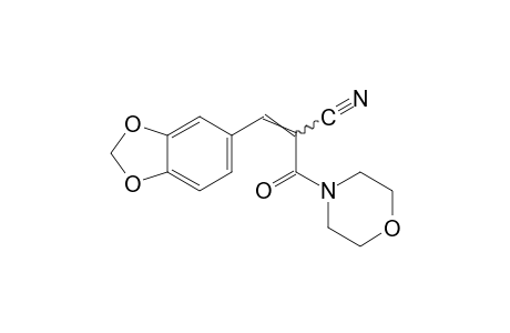 beta-oxo-alpha-Piperonylidene-4-morpholinepropionitrile