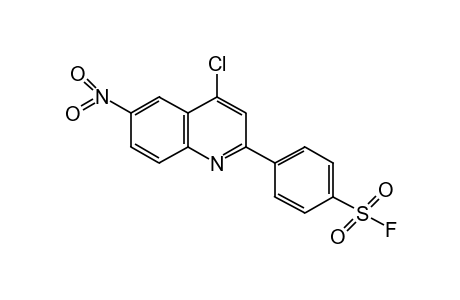 p-(4-chloro-6-nitro-2-quinolyl)benzenesulfonyl fluoride