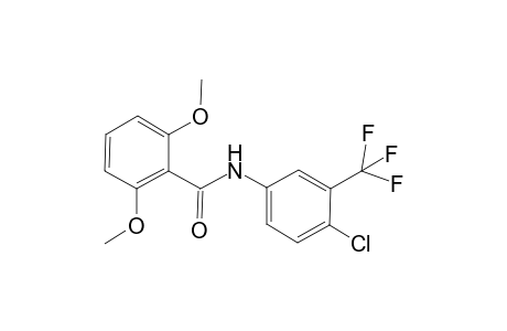 N-[4-Chloro-3-(trifluoromethyl)phenyl]-2,6-dimethoxybenzamide