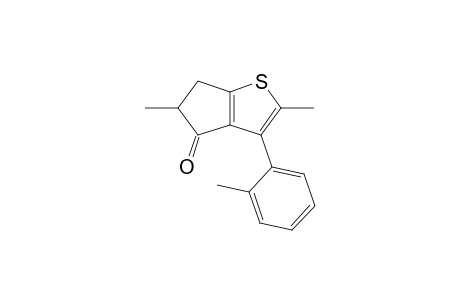 2,5-Dimethyl-3-(2'-methylphenyl)-5,6-dihydrocyclopenta[1,2-b]thiophen-4-one