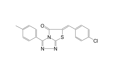 (6Z)-6-(4-chlorobenzylidene)-3-(4-methylphenyl)[1,3]thiazolo[2,3-c][1,2,4]triazol-5(6H)-one