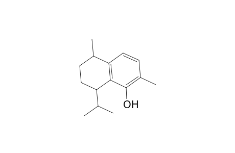 1-Naphthalenol, 5,6,7,8-tetrahydro-2,5-dimethyl-8-(1-methylethyl)-