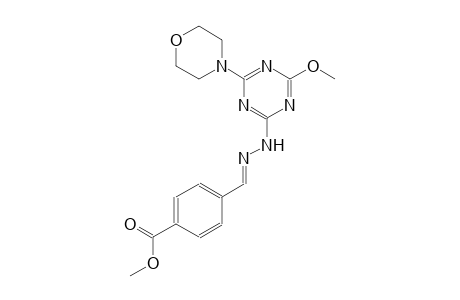 benzoic acid, 4-[(E)-[[4-methoxy-6-(4-morpholinyl)-1,3,5-triazin-2-yl]hydrazono]methyl]-, methyl ester