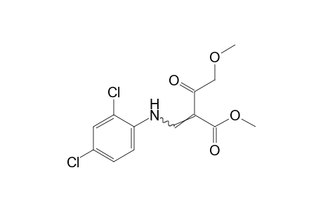 2-[(2,4-dichloroanilino)methylene]-4-methoxyacetoacetic acid, methyl ester