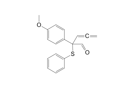 2-(4-Methoxyphenyl)-2-(phenylthio)penta-3,4-dienal