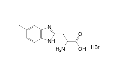 a-amino-5-methyl-2-benzimidazolepropionic acid, monohydrobromide