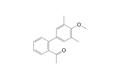 1-(4'-methoxy-3',5'-dimethyl-[1,1'-biphenyl]-2-yl)ethan-1-one