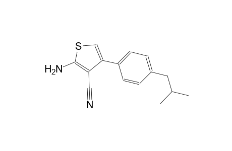 2-amino-4-(4-isobutylphenyl)-3-thiophenecarbonitrile