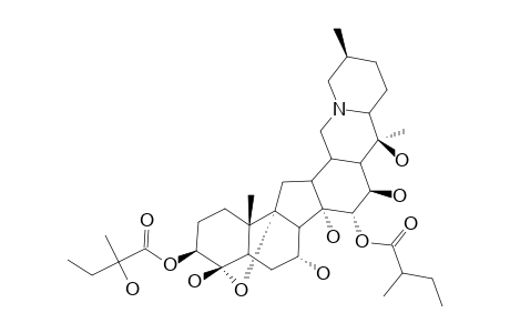 3-(2-Hydroxy-2-methyl-butyryl)-15-(2-methyl-butyryl)-germine