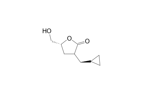 (5R)-3-(cyclopropylmethyl)-5-(hydroxymethyl)tetrahydrofuran-2-one