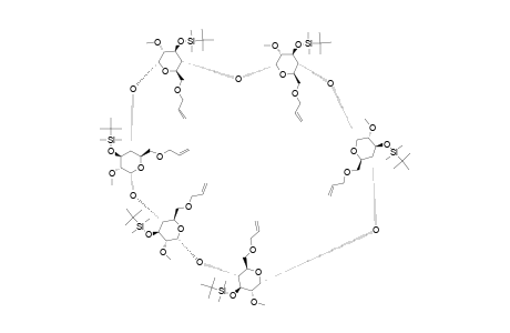 HEXAKIS-(6-O-ALLYL-2-O-METHYL-3-O-TERT.-BUTYLDIMETHYLSILYL)-CYCLOMALTOHEXAOSE