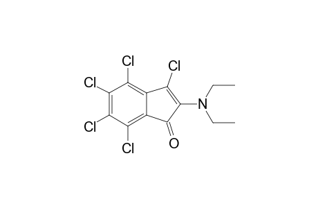 2,4,5,6,7-PENTACHLORO-3-DIETHYLAMINO-1-H-INDEN-1-ONE