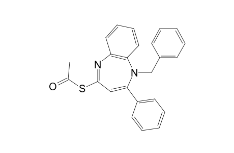 1-benzyl-2-phenyl-1H-1,5-benzodiazepine-4-thiol, acetate (ester)