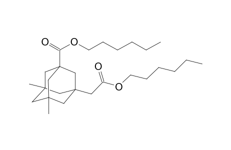 5,7-dimethyl-3-carboxy-1-adamantylacetic acid di-n-hexyl ester