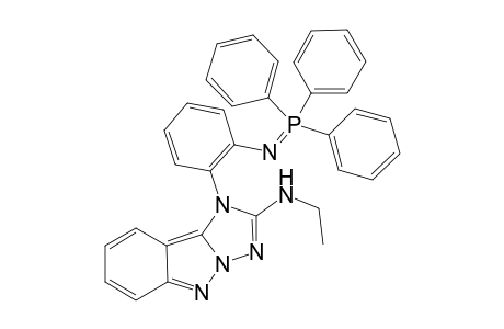 2-Ethylamino-1-[(o-(triphenylphosphanyl)imino)phenyl]indazolo[3,2-e][1,2,4]triazole