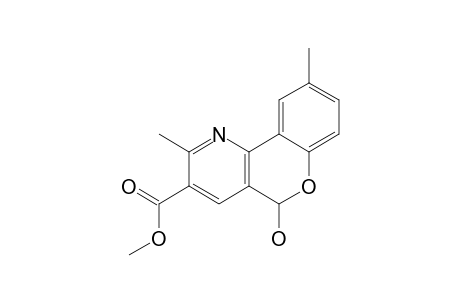 METHYL-5-HYDROXY-2,9-DIMETHYL-5H-[1]-BENZOPYRANO-[4,3-B]-PYRIDINE-3-CARBOXYLATE