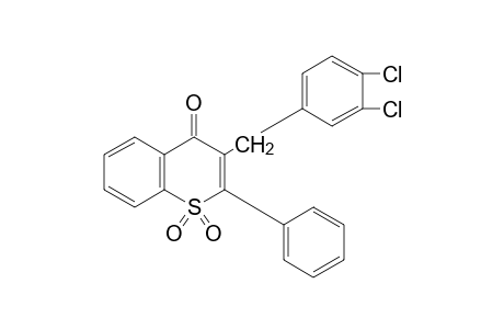3-(3,4-DICHLOROBENZYL)-1-THIOFLAVONE-1,1-DIOXIDE