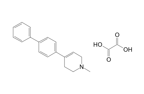 1-Methyl-4-(4-phenylphenyl)-1,2,3,6-tetrahydropyridine Oxalate salt