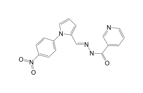 Pyridine-3-carbohydrazide, N2-[1-(4-nitrophenyl)pyrrol-2-yl]methylene-