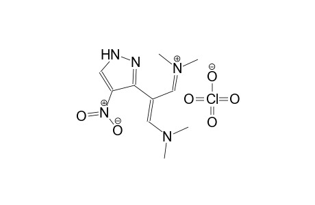 (Z)-N-(3-(dimethylamino)-2-(4-nitro-1H-pyrazol-3-yl)allylidene)-N-methylmethanaminium perchlorate