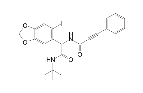 N-(2-(tert-Butylamino)-1-(6-iodobenzo[d][1,3]dioxol-5-yl)-2-oxoethyl)-3-phenylpropiolamide