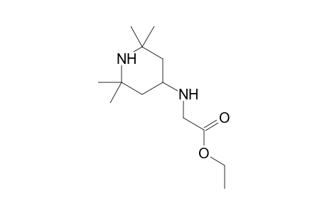 2-[(2,2,6,6-tetramethyl-4-piperidinyl)amino]acetic acid ethyl ester