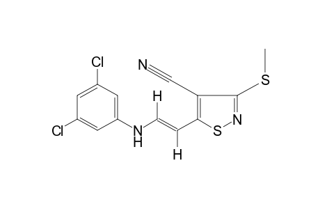 trans-5-[2-(3,5-DICHLOROANILINO)VINYL]-3-(METHYLTHIO)-4-ISOTHIAZOLECARBONITRILE