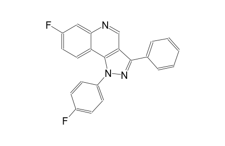 7-fluoro-1-(4-fluorophenyl)-3-phenyl-1H-pyrazolo[4,3-c]quinoline