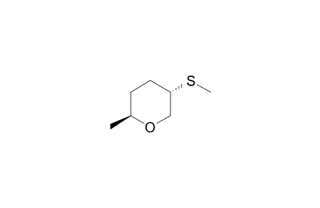 (2S,5S)-2-methyl-5-methylsulfanyloxane