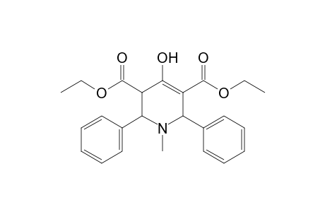 2,6-Diphenyl-4-hydroxy-1-methyl-1,2,5,6-tetrahydro-3,5-pyridinedicarboxylic acid, diethyl ester